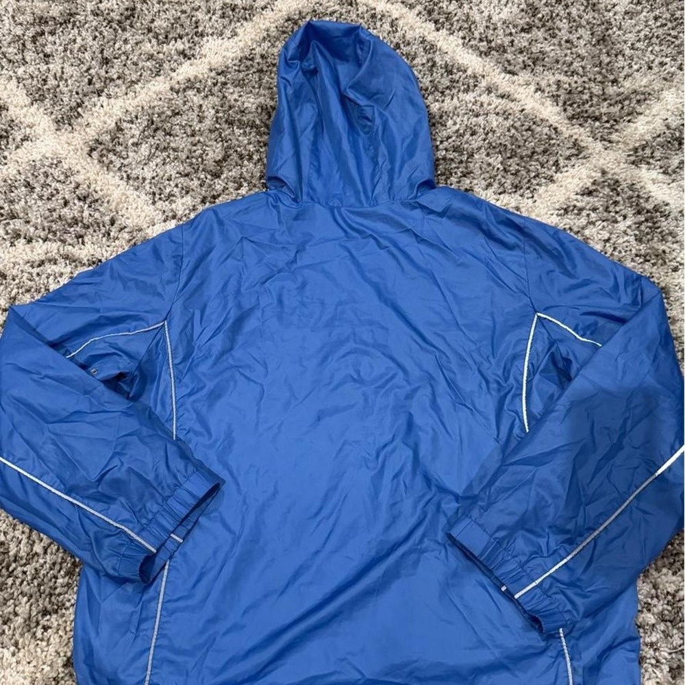 Ralph Lauren blue windbreaker jacket with gray lining, size M - Picture 4 of 4